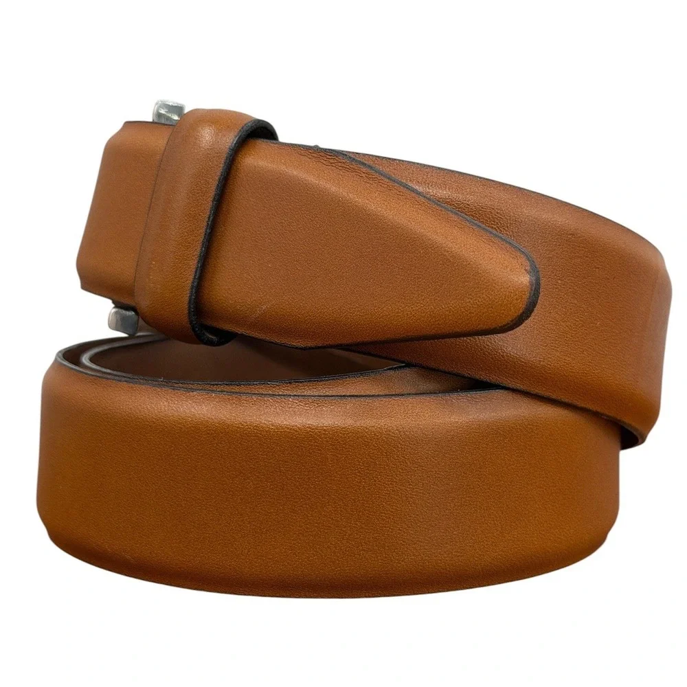 Allen Edmonds Dress Belt Men SZ 34 Brown Business Classic Leather USA Practical